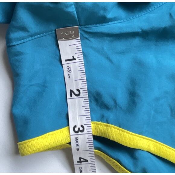 Adidas Womens Running Shorts Work Out Active Blue Yellow Size XL NWT - Picture 6 of 7